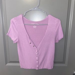 Soft and Sexy Ribbed Snap-Front Shirt